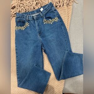 Vintage‎ Boom-Boom by Susan Ross Embellished Mom Jeans | Size 10/12 | Hemmed
